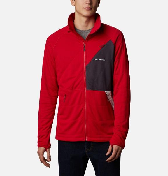 Columbia Parkdale Point Fleece Jacket Men Red USA (US1113781)